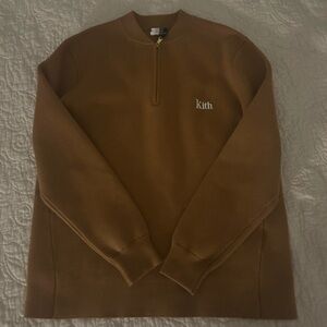 Kith Bayard Quarter Zip 'Dark Khaki'